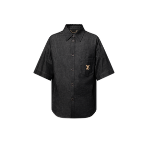 Chemise manches courtes en chambray - XL