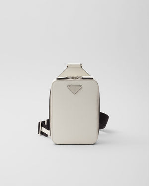 Sac Prada Brique en cuir Saffiano - #1