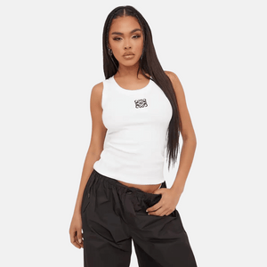 LOEWE - Débardeur Anagram en coton Blanc - XL