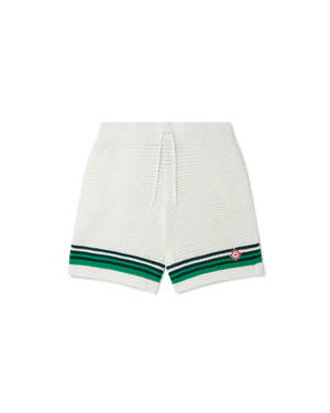 Tennis Crochet Shorts - casablanca - XS