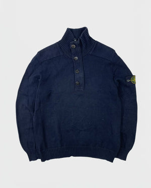 Stone Island pull half zip - Marine - S
