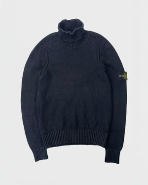 Stone Island pull col roulé - Noir - S